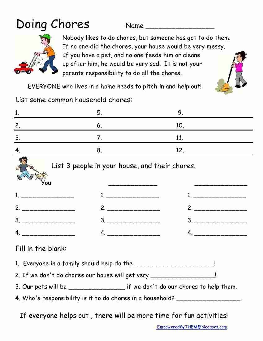 20 Middle School Life Skills Worksheets Worksheet From Home