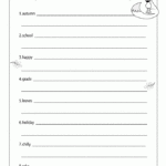3rd Grade Writing Worksheets Best Coloring Pages For Kids Writing