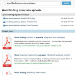 Activities For Adults With Problems With Word Finding And Word