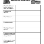 Alcohol Recovery Plan Worksheet Universal Network