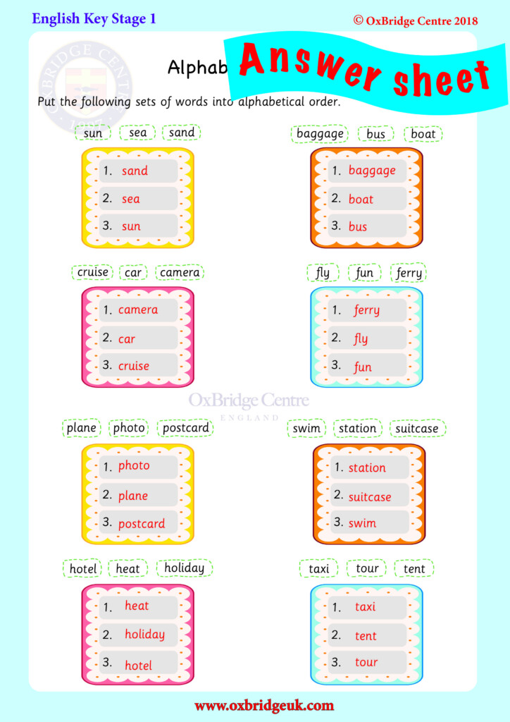 Alphabetical Order Dictionary Skills Alphabetical Order Worksheets Free