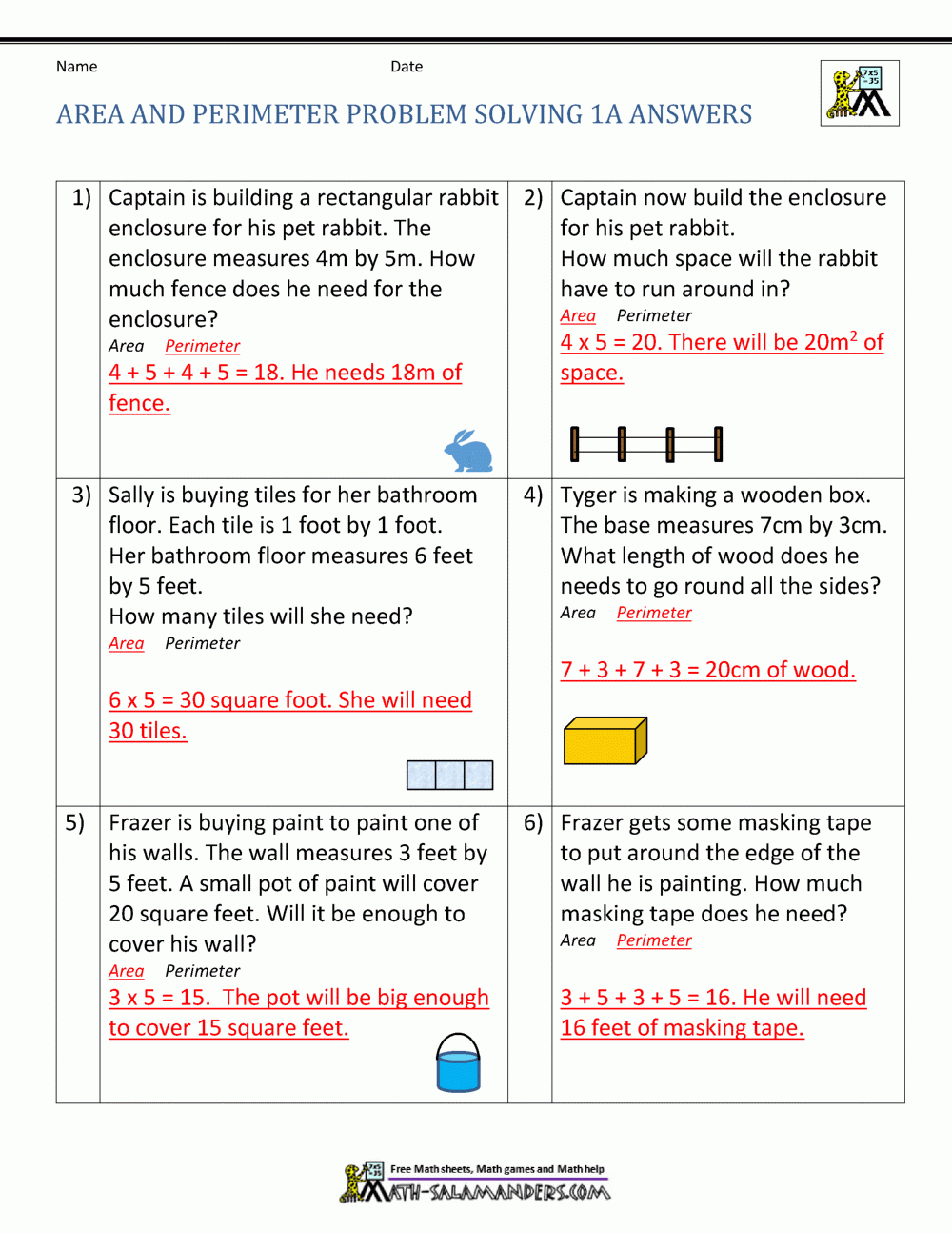 problem solving worksheets for 4th grade