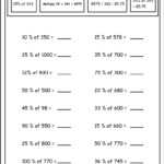 Calculating Percentages Of Numbers Mathematics Skills Online