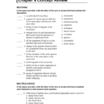 Chapter 4 Concept Review