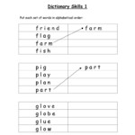 Dictionary Skills Alphabetical Order Worksheet Have Fun Teaching