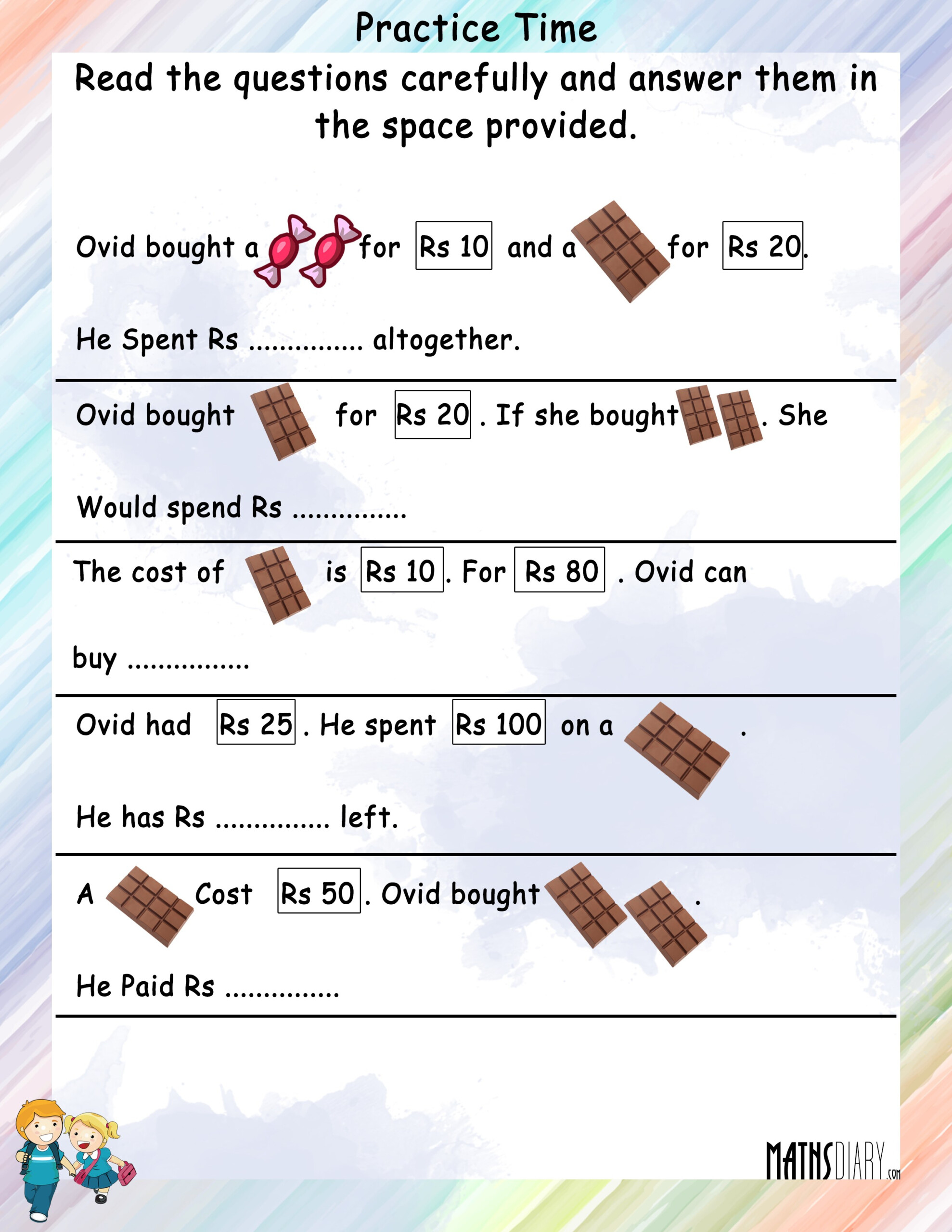 Easy Money Skills Worksheet Printable Worksheets And Activities For