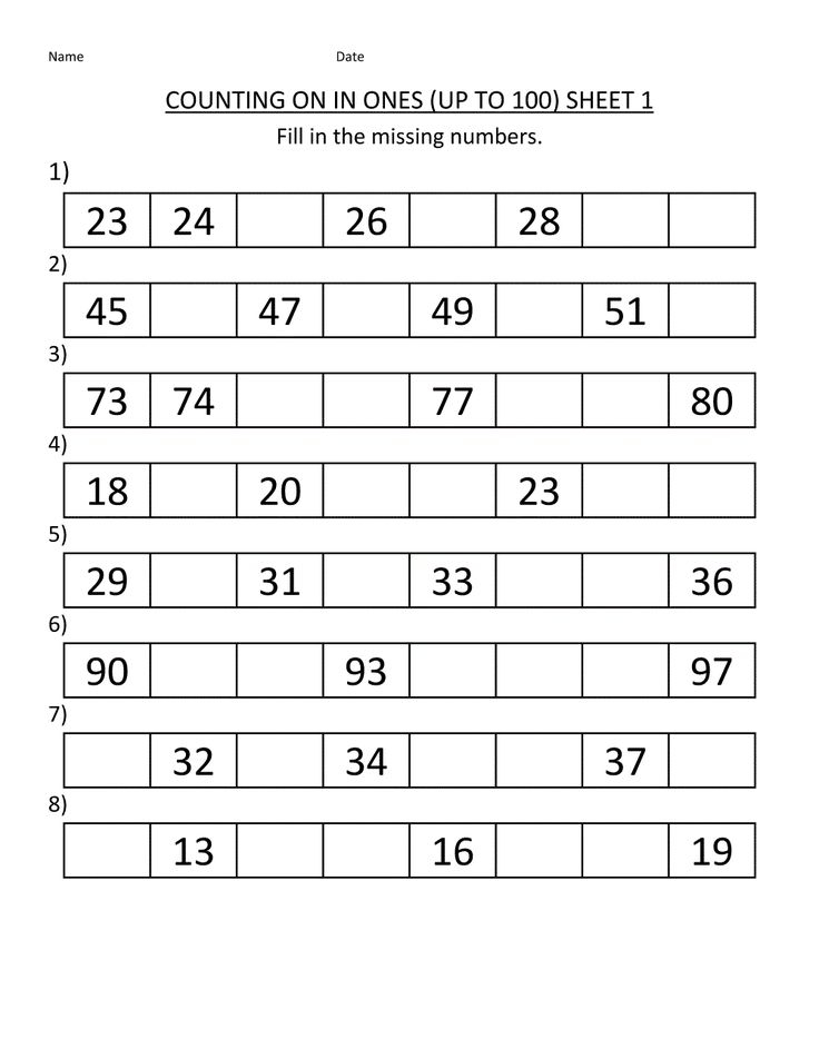 Free Math Worksheets For Grade 1 Review First Grade Math Worksheets