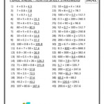 Free Online Printable 7th Grade Math Worksheets Math Worksheets Printable