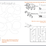 FREE Printable Dinosaur Writing Fine Motor Skills TeacherBoards