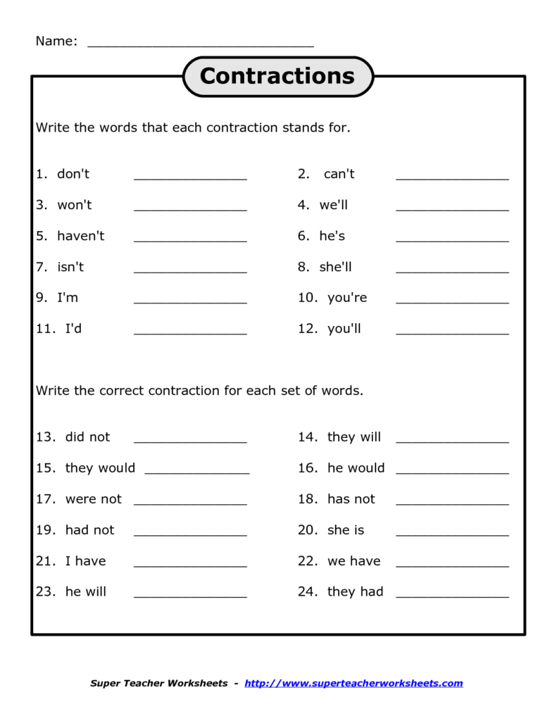 Free Printable Phonics Worksheets For 4Th Grade Free Printable