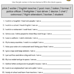 Job Descriptions ESL Worksheet For Beginners Esl Worksheets For