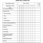 Job Skills Assessment Worksheet Skills Inventory Template 6 Free Word
