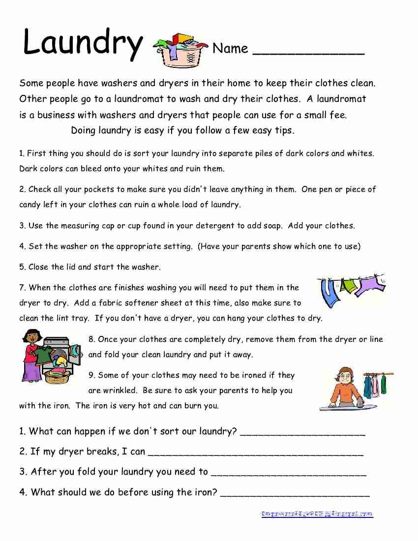 Life Skills Worksheets Life Skills Activities Life Skills Special