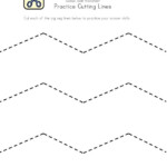 Practice Scissor Skills Worksheet Fijne Motoriek
