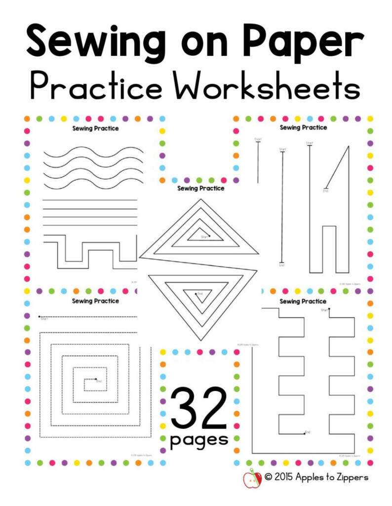 Practice Sewing Worksheets