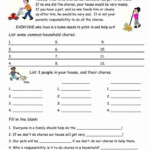 Printable Life Skills Worksheets Chores In 2020 Teaching Life Skills