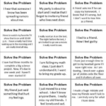 Problem Solving Printable Flash Cards Social Skills Cards Etsy In