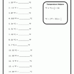 Simple Conversion Of Units Of Temperature