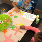 Toddler Fine Motor Skills Activities Star Fish Decorating