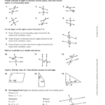 Worksheet Section 3 2 Angles And Parallel Lines Answers Best Worksheet