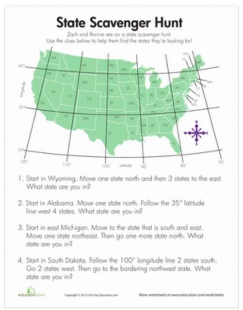 10 4Th Grade Geography Worksheets Social Studies Worksheets 6th 