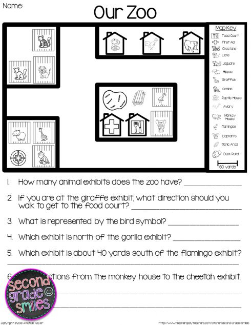 11 Reading A Map First Grade Worksheet Reading Chartsheet