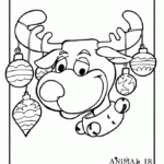 13 Christmas Reindeer Coloring Pages Disney Coloring Pages