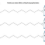 30 Scissors Skills Worksheets For Kids