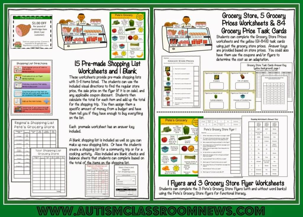 35 Shopping List With Prices Worksheet Support Worksheet
