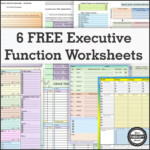 6 FREE Executive Functioning Activity Worksheets Your Therapy Source