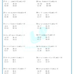 Algebra Worksheet Pre Algebra Worksheets A Collection Of Free