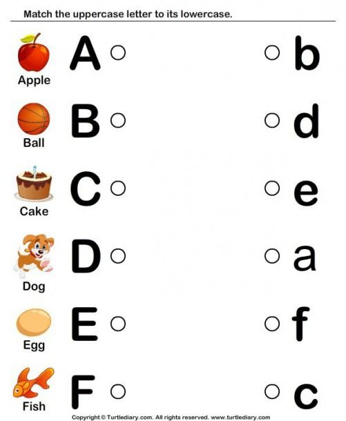 Alphabet Matching Worksheets For Preschoolers Alphabet Worksheets 