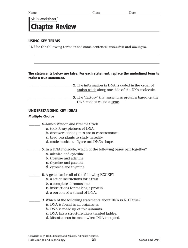 Bestseller Holt Sciences Page 23 Answer Key
