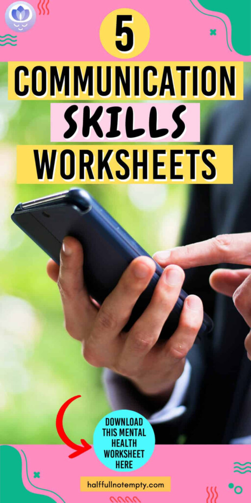 Communication Skills Worksheets 5 OptimistMinds