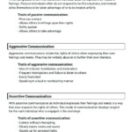 Communication Skills Worksheets For Adults Worksheets Samples