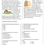 Comprehension Reading Comprehension Worksheets Reading Comprehension