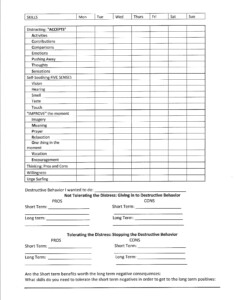 Crisis Survival Worksheet Treatment Plan Template Treatment Plan Crisis Survival Worksheet Treatment Plan Template Treatment Plan