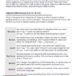 DBT Interpersonal Effectiveness Skills Worksheet Therapist Aid