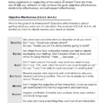 DBT Interpersonal Effectiveness Skills Worksheet Therapist Aid