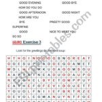 Exercise Greeting Leave Taking Vocabulary Worksheets Phonics