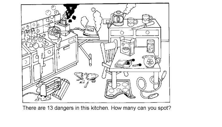 Find The Dangers In The Home For Children Activity Google Search 