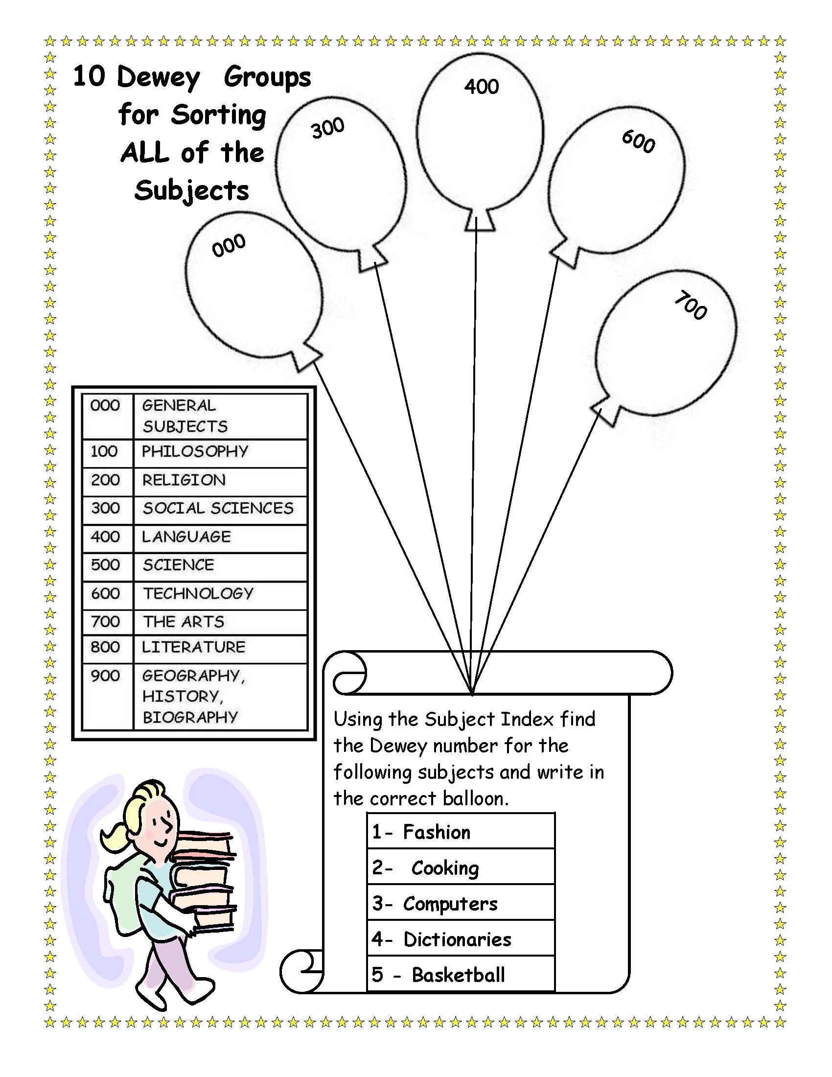Free Printable Library Skills Worksheets Lexia s Blog