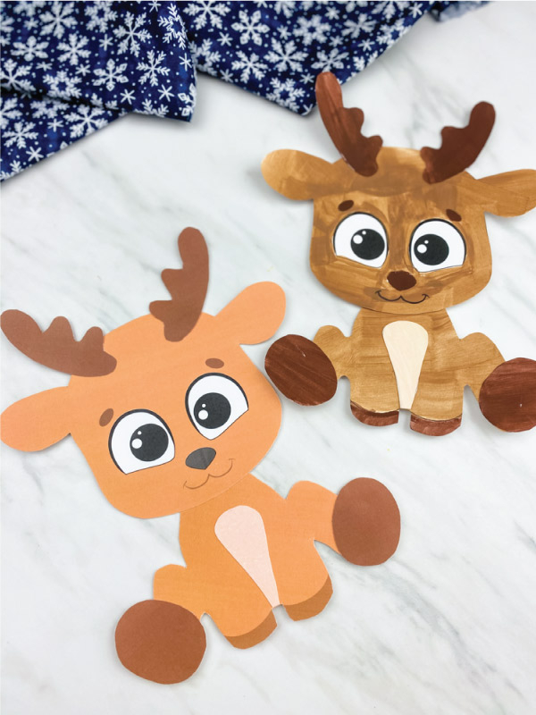 FREE Printable Reindeer Craft For Kids