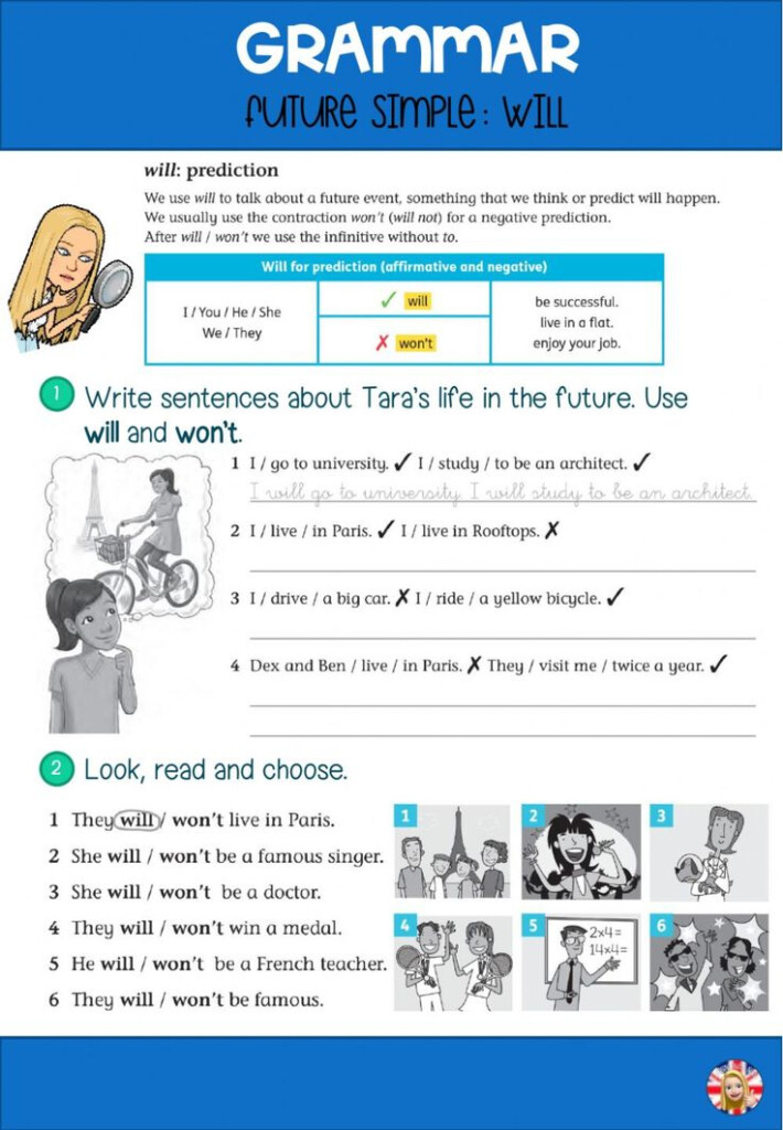 Future Will Online Worksheet For Sexto You Can Do The Exercises 