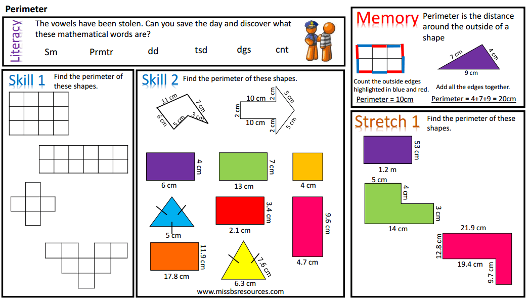 Geometry Maths Differentiated Worksheets