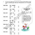 Guide Words Dictionary Skills ESL Worksheet By Maus