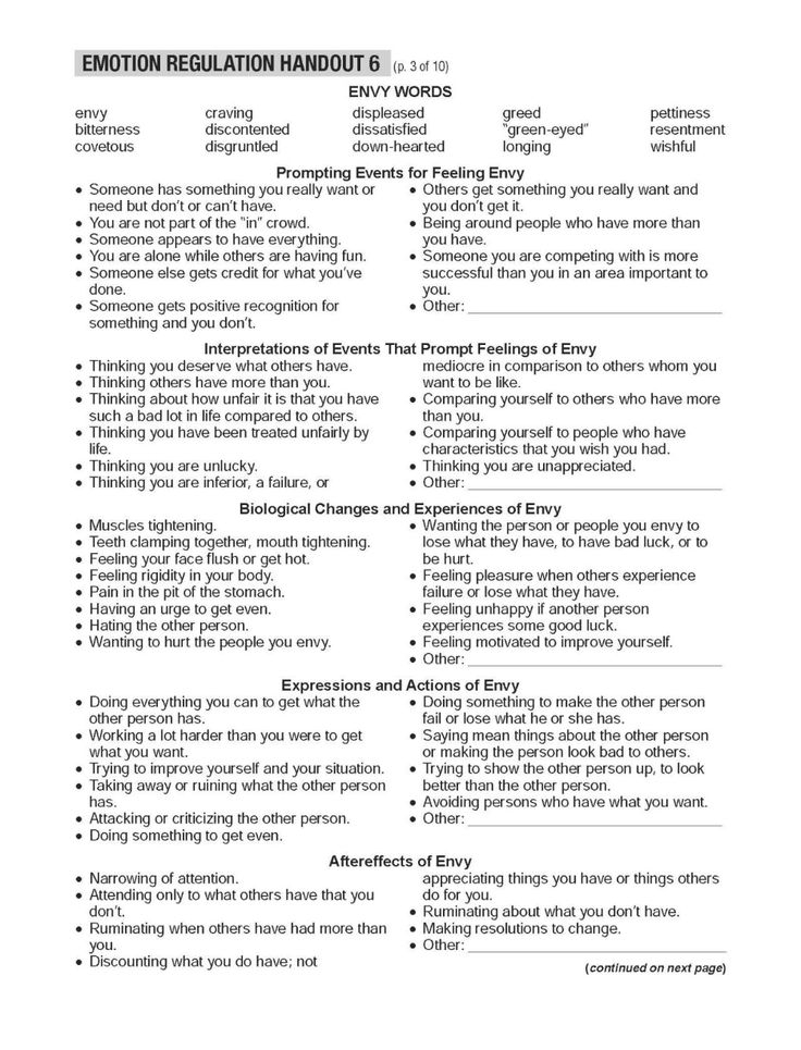 Healing Schemas DBT Self Help Resources Ways To Describe Emotions