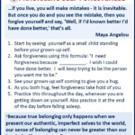 How To Practice Self forgiveness One Of EFTI s Twelve Easy Emotional