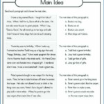 Identifying The Main Idea Worksheets Grade 2 Google Search Main