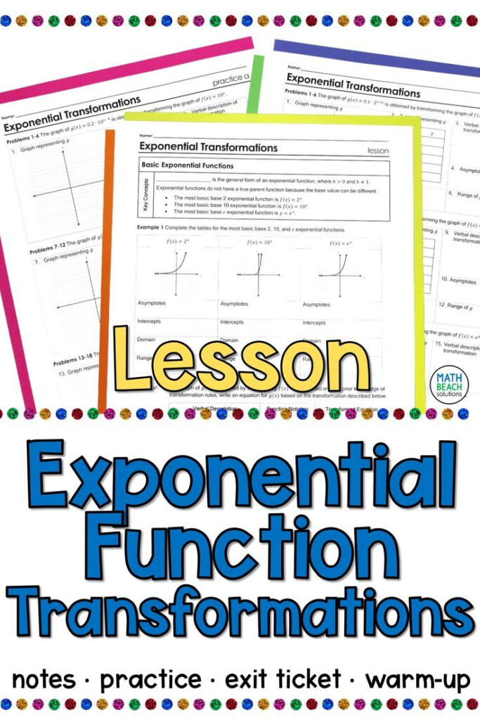 Inverse Functions Worksheet With Answers Algebra 2 WorksSheet List